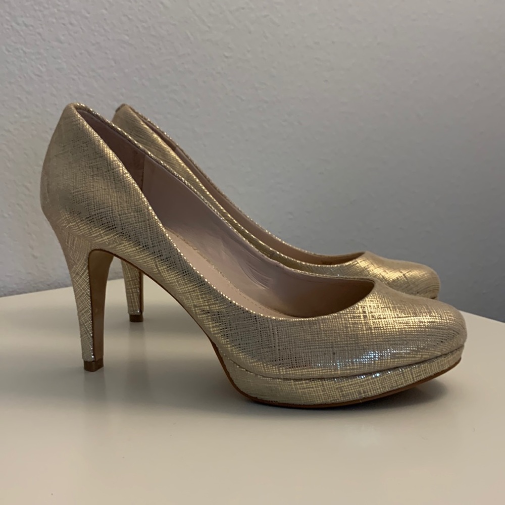 Vince Camuto Zella Metallic Pumps